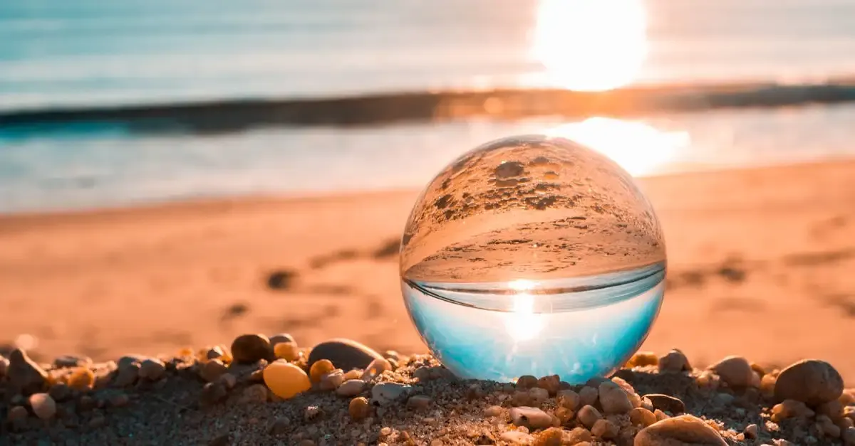 Lensball fotografie mit handy