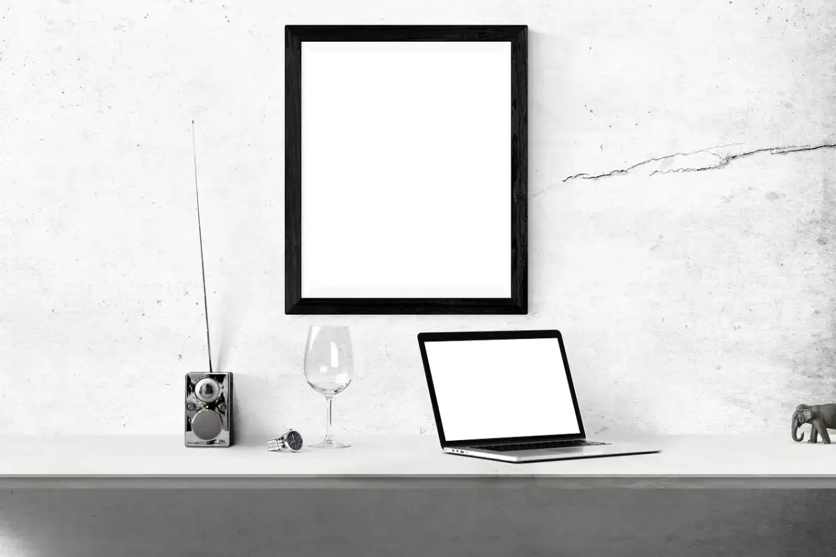 Poster fotografie schwarz-weiß